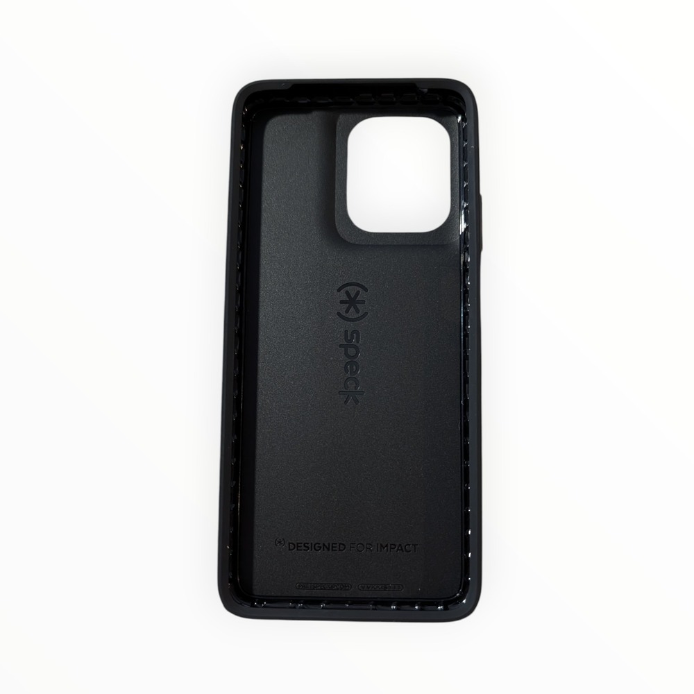 R8-Poly Speck - ImpactHero Slim‎ Case for Moto G 2025 - Black